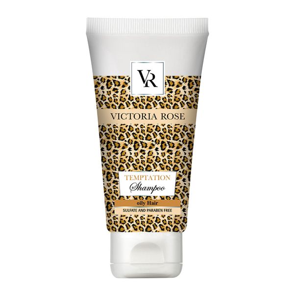 شامپو ویکتوریا رز مدل تمپتیشن مناسب موهای چرب حجم ۲۵۰ میلیلیتر Victoria Rose Temptation Shampoo For Oily Hair 250 ml