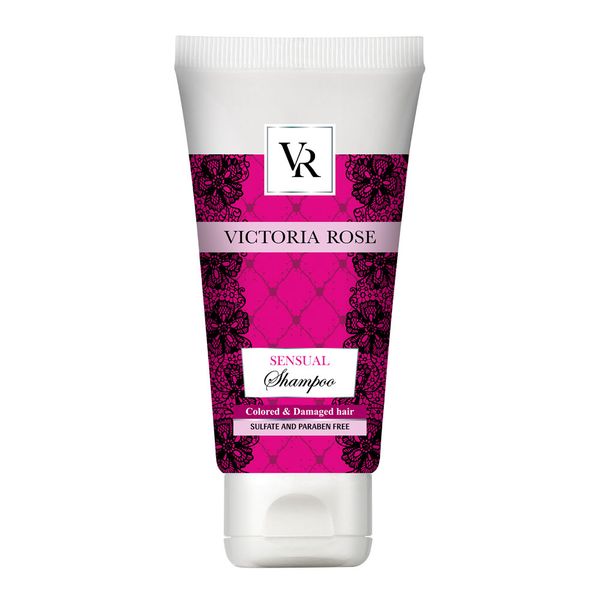 شامپو ویکتوریا رز مدل سنشوال مناسب موهای رنگشده و آسیبدیده حجم ۲۵۰ میلیلیتر Victoria Rose Sensual Shampoo For Colored & Damaged Hair 250 ml