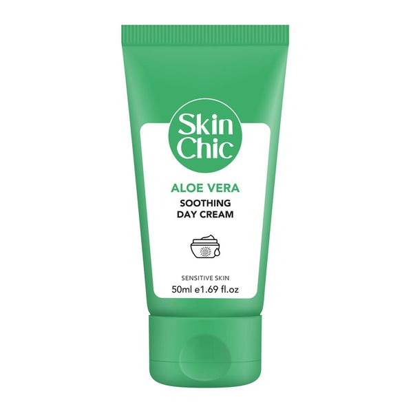 کرم روز تسکیندهنده آلوئه ورا اسکین شیک / Skin Chic Aloe Vera Soothing Day Cream