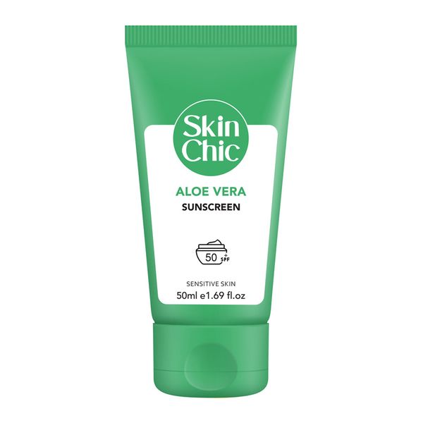 ضدآفتاب SPF 50 آلوئه ورا اسکین شیک / Skin Chic Aloe Vera Sunscreen SPF 50