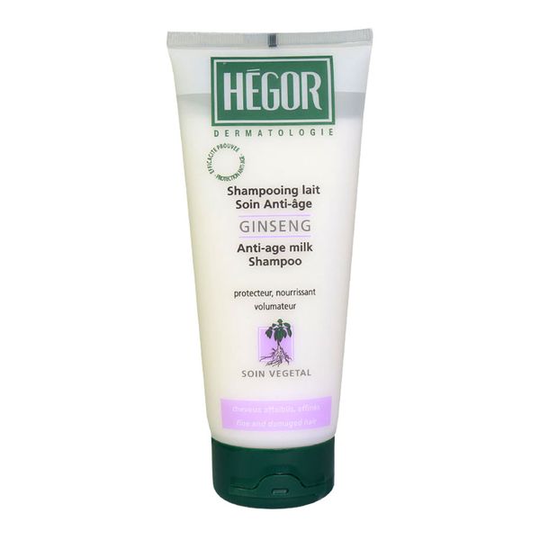 شامپو شیر ضد پیری هگور با جنسینگ / Hegor Anti-age Milk Shampoo (Ginseng)