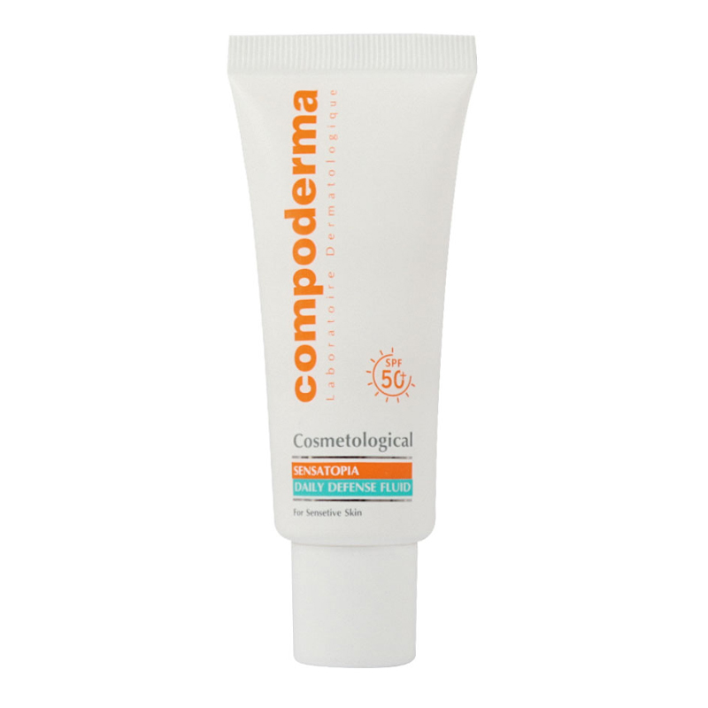 فلوئید محافظ روزانه Sensatopia کامپودرما اس پی اف 50/ Compoderma Sensatopia Daily Defense Fluid SPF 50