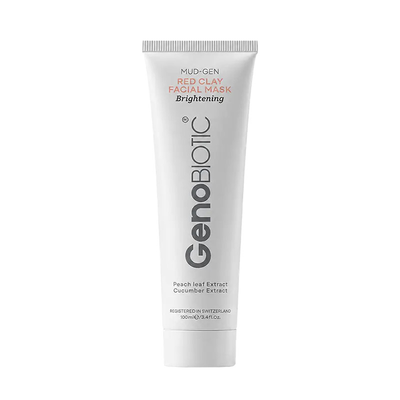 ماسک صورت خاک رس قرمز ژنوبایوتیک / Genobiotic Mud-Gen Red Clay Facial Mask (Brightening)