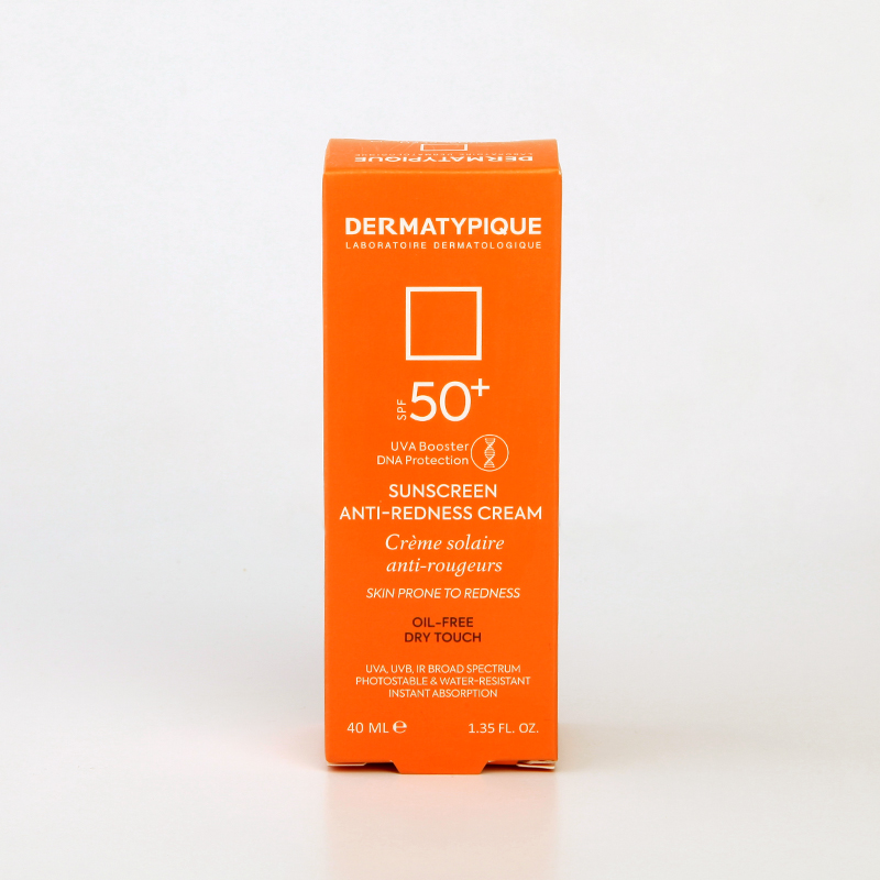 کرم ضدآفتاب ضدقرمزی درماتیپیک SPF 50+ مناسب پوست prone to redness