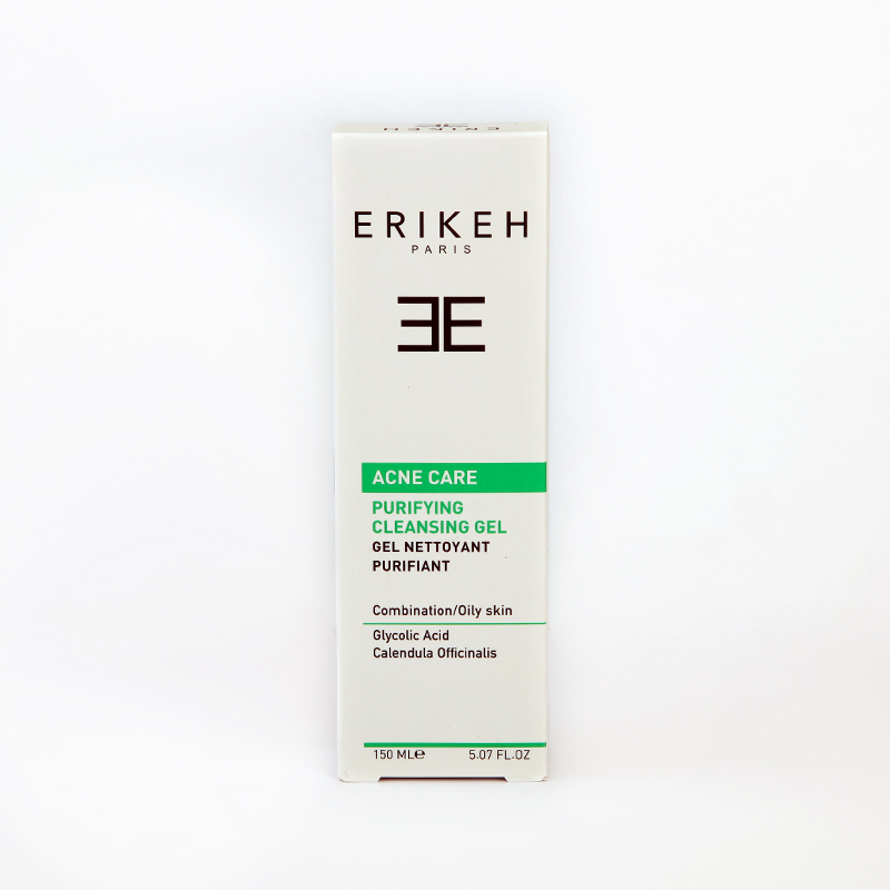 ژل شوینده ضدجوش اریکه Erikeh مدل Purifying Cleansing Gel مناسب پوست چرب و مختلط