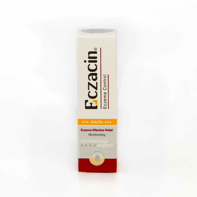 کرم کنترل اگزما اگزاسین Eczacin مدل Adults مخصوص پوست‌های خشک و حساس