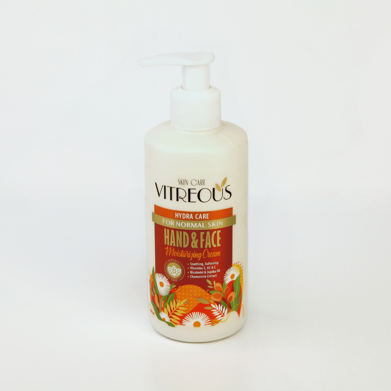 کرم مرطوب‌کننده دست و صورت ویتریوس VITREOUS – مناسب پوست نرمال (هیدرا کر)