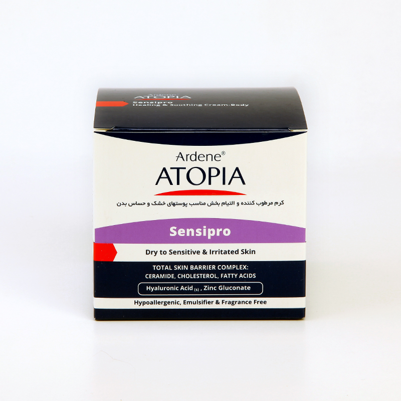 کرم مرطوب‌کننده و التیام‌بخش آردن اتوپیا مدل Sensipro مناسب پوست‌های خشک، حساس و تحریک‌شده