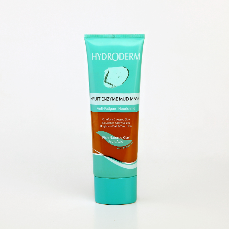 ماسک گِلی آنزیمی میوه هیدرودرم مدل Fruit Enzyme Mud Mask مناسب رفع خستگی و تغذیه پوست