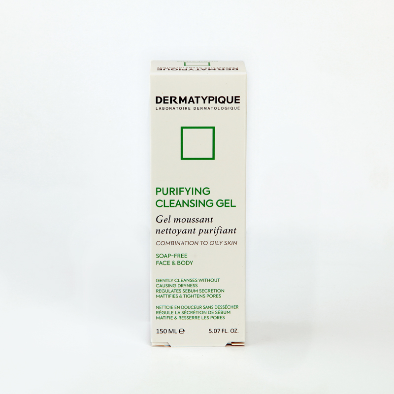 ژل شستشوی صورت درماتیپیک مدل Purifying مناسب پوست مختلط تا چرب حجم 150 میلی‌لیتر