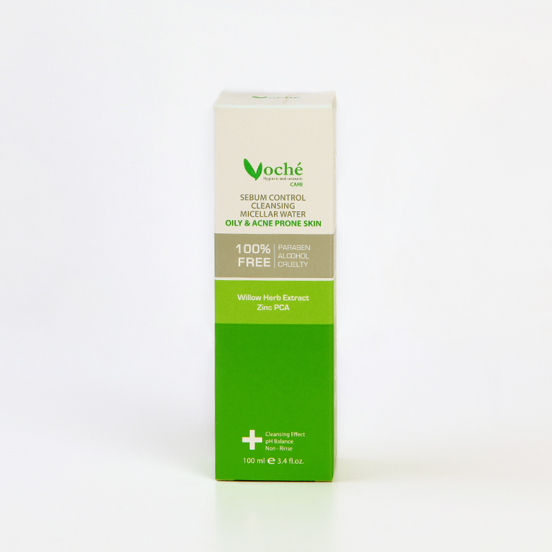 میسلار واتر کنترل چربی وچه مخصوص پوست چرب و آکنه‌ای – پاک‌کننده عمقی بدون نیاز به شستشو