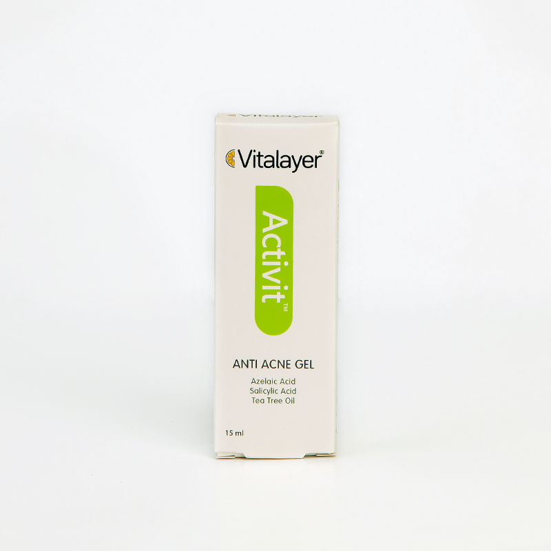 ژل ضدجوش ویتالیر Activit – حاوی آزلائیک اسید، سالیسیلیک اسید و تی‌تری (۱۵ میل)