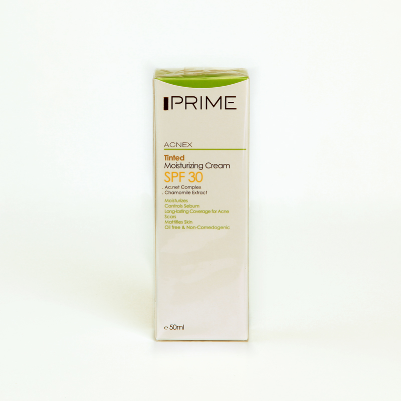 کرم مرطوب‌کننده رنگی ضدجوش پرایم Acnex SPF 30