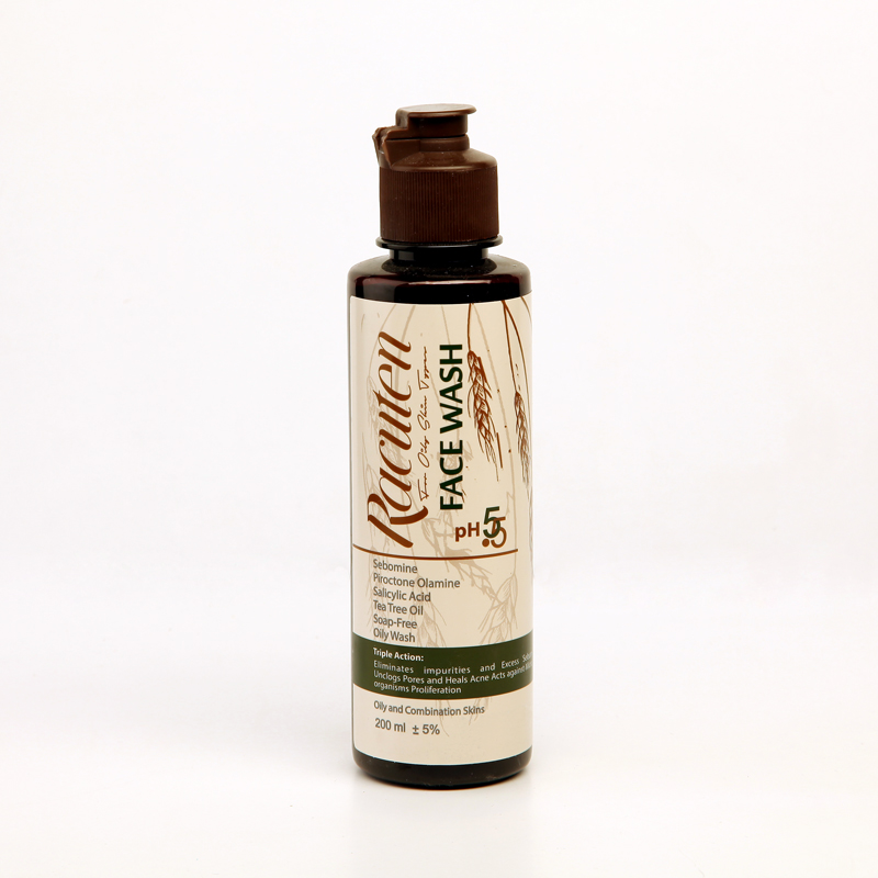 ژل شستشوی صورت راکوتن مخصوص پوست چرب و مختلط حجم 200 میلی‌لیتر