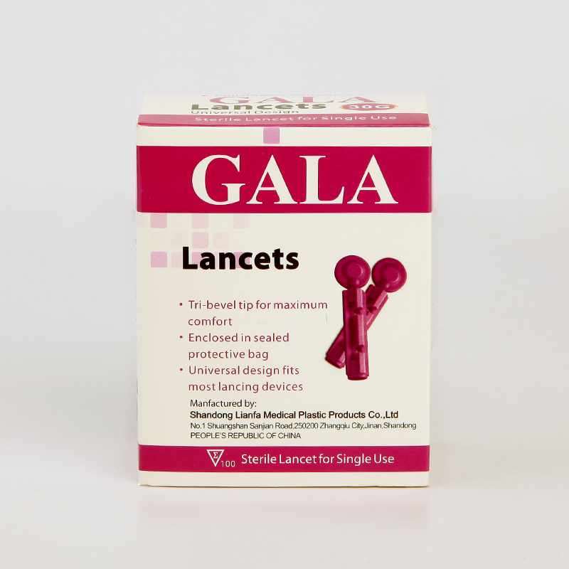 لانست یکبار مصرف گالا مدل GALA Lancets بسته 100 عددی