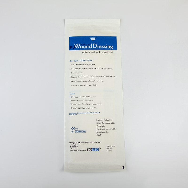 پانسمان شفاف و ضدآب PU Wound Dressing – اندازه ۳۰×۱۰ سانتی‌متر