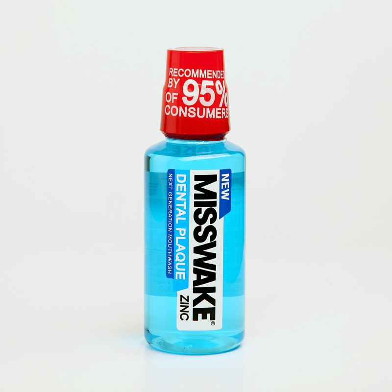 دهان‌شویه میسویک Misswake مدل Zinc Dental Plaque – کنترل پلاک و بوی دهان