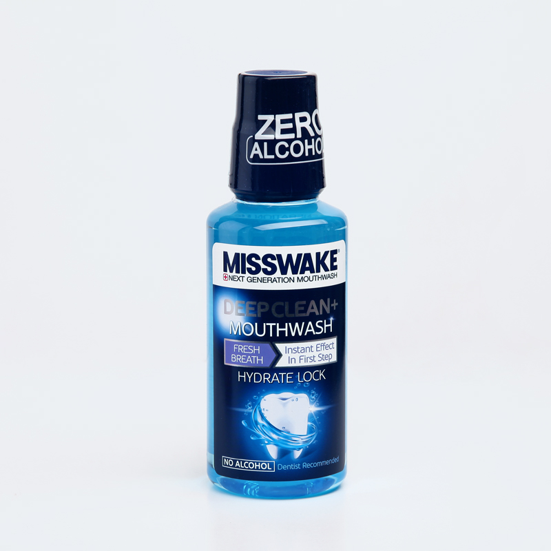 دهان‌شویه میسویک Misswake مدل Sensitive Care با زینک – مناسب دندان و لثه‌های حساس