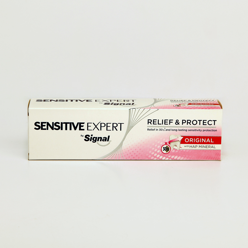 خمیر دندان سیگنال مدل Sensitive Expert Relief & Protect اورجینال