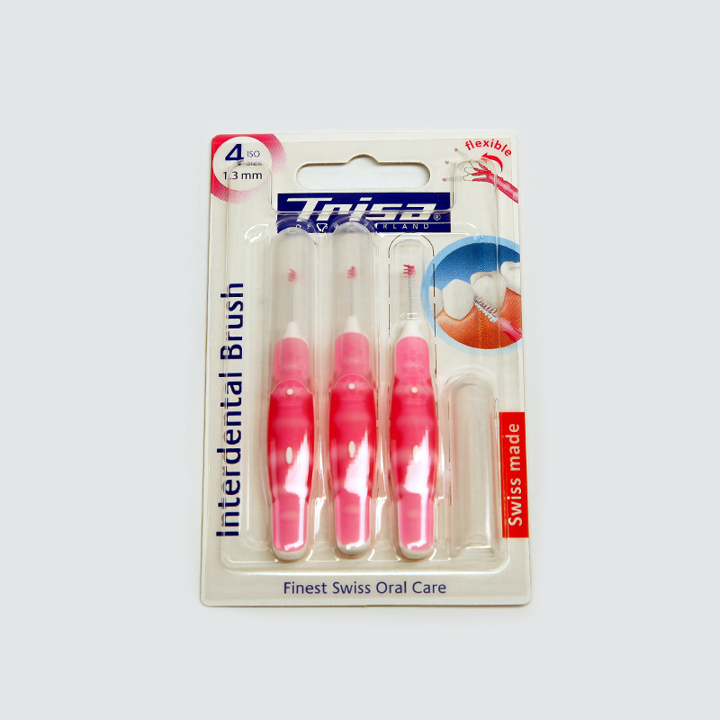 مسواک بین‌دندانی تریزا (Trisa) سایز 1.3 میلی‌متر – بسته 4 عددی