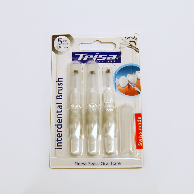 مسواک بین‌دندانی تریزا (Trisa) سایز 1.6 میلی‌متر – بسته 4 عددی