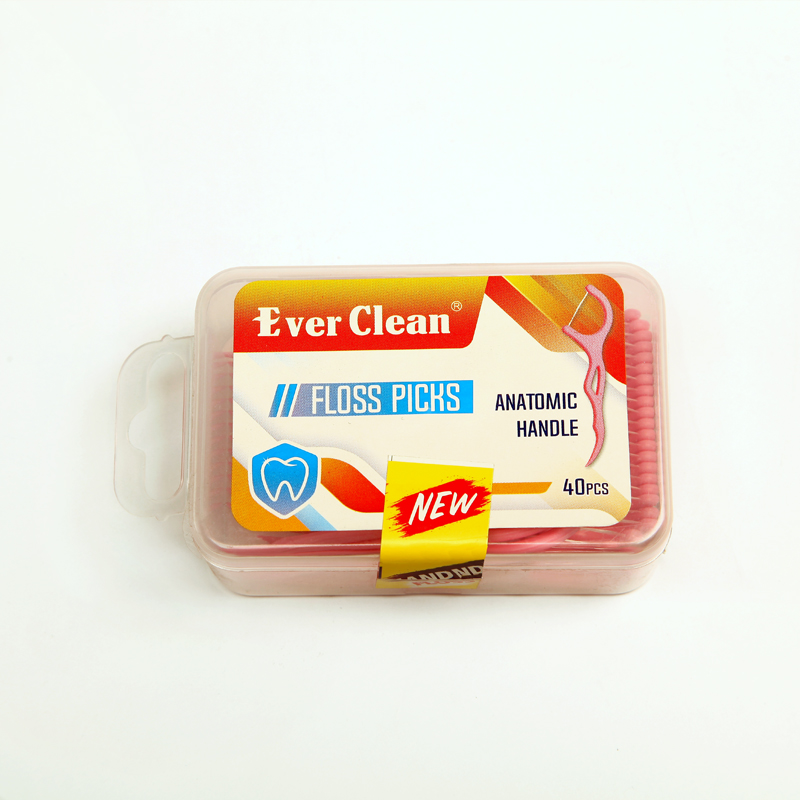 چنگال نخ‌دندان اور کلین (Ever Clean) مدل Anatomic Handle – بسته 40 عددی