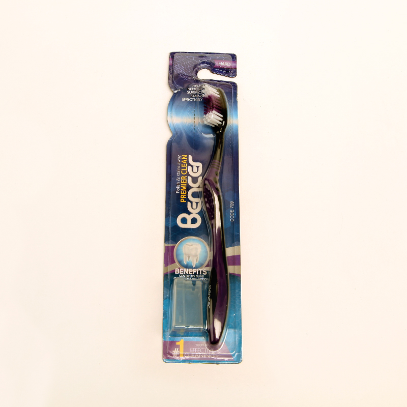 مسواک بنسر (Bencer) مدل Premier Clean با برس سخت (HARD)