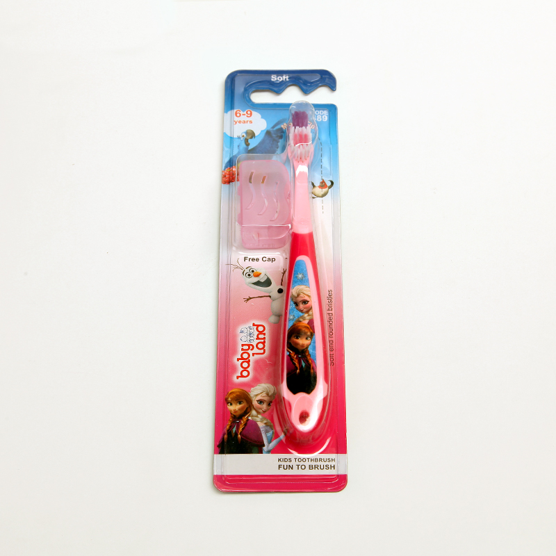 مسواک کودک Baby Land طرح فروزن (Frozen) مناسب سنین ۶ تا ۹ سال – برس Soft