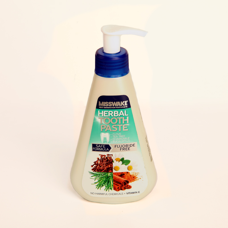 خمیردندان گیاهی Misswake Herbal مدل پمپی – بدون فلوراید