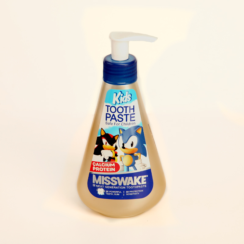 خمیردندان کودک Misswake Kids با پروتئین کلسیم – طرح سونیک (پمپی)