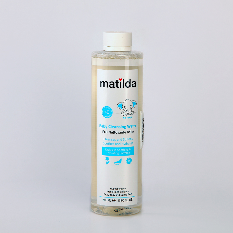 آب پاک‌کننده کودک ماتیلدا Matilda Baby Cleansing Water – بدون نیاز به شستشو (500 میل)