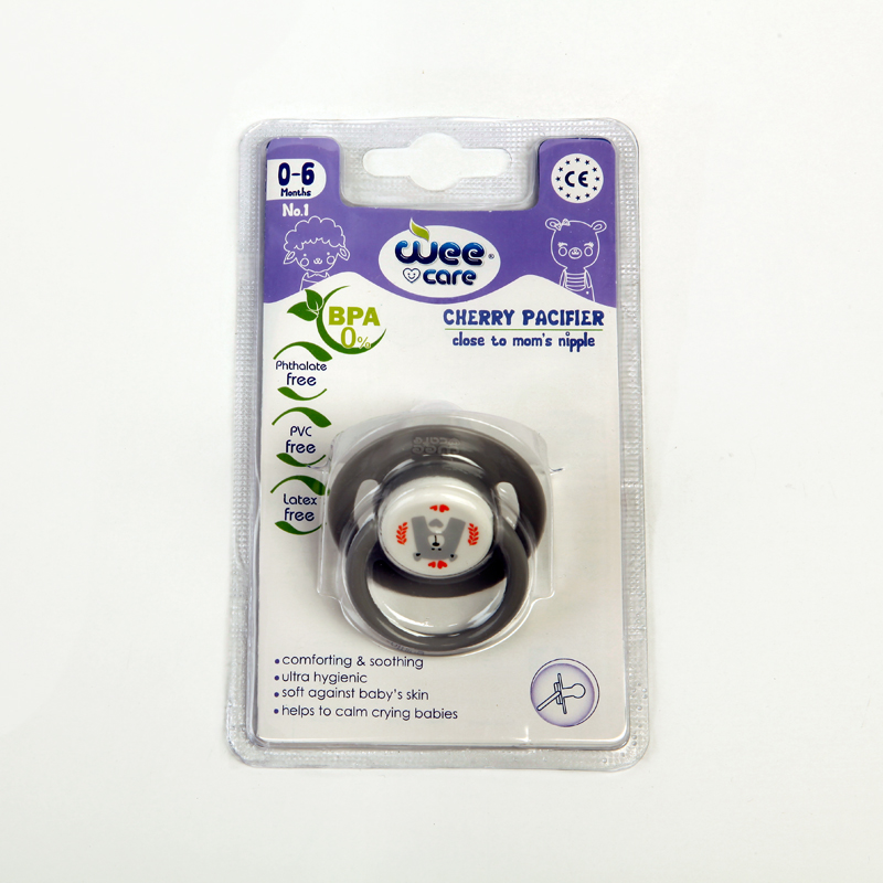 پستانک نوزاد وی‌کر Wee Care مدل Cherry Pacifier (0–6 ماه)