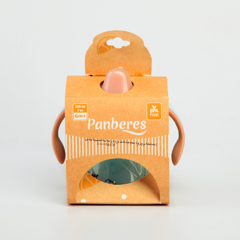 لیوان آموزشی دسته‌دار پنبه‌ریز (Panberes) ظرفیت 220 میلی‌لیتر – مناسب 6 ماه به بالا – BPA Free