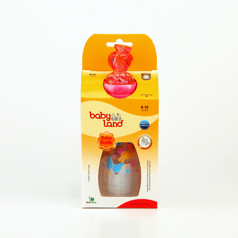 شیشه‌شیر بی‌بی‌لند Baby Land مدل 138 – طرح میکی – ضدکولیک – مناسب 6 تا 18 ماه