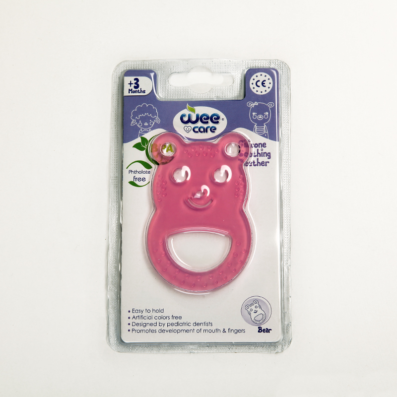 دندونی سیلیکونی وی‌کر Wee Care مدل Bear – مناسب +3 ماه