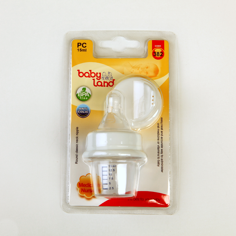 سرنگ داروخوری و قطره‌چکان نوزاد بیبی لند Baby Land مدل 382 حجم 15 میل