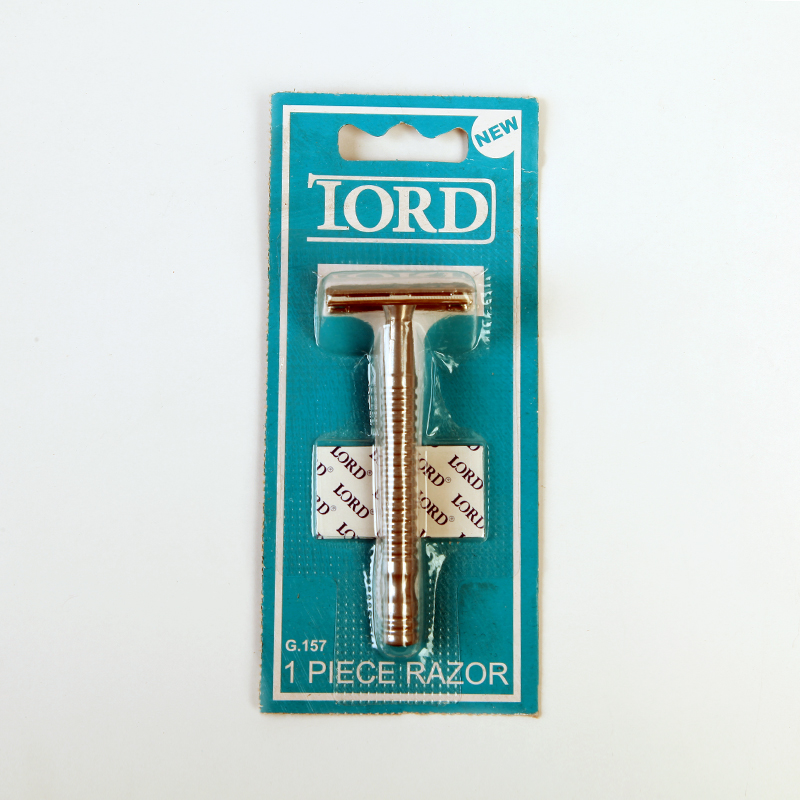 تیغ اصلاح سنتی لرد (LORD) مدل G.157 – بدنه فلزی یک‌تکه