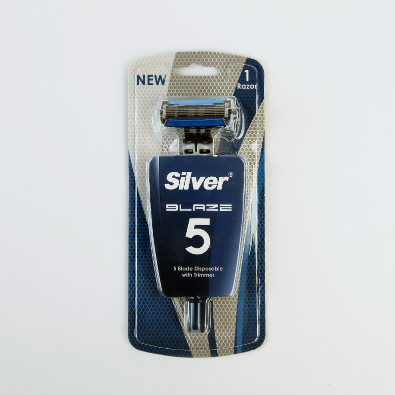 تیغ اصلاح سیلور مدل Blaze 5 – پنج‌تیغه با تریمر (تک عددی)