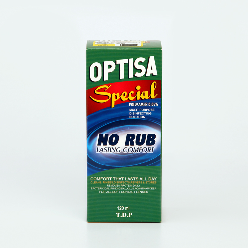 محلول لنز اپتیسا اسپشیال OPTISA Special مدل NO RUB حجم 120 میل