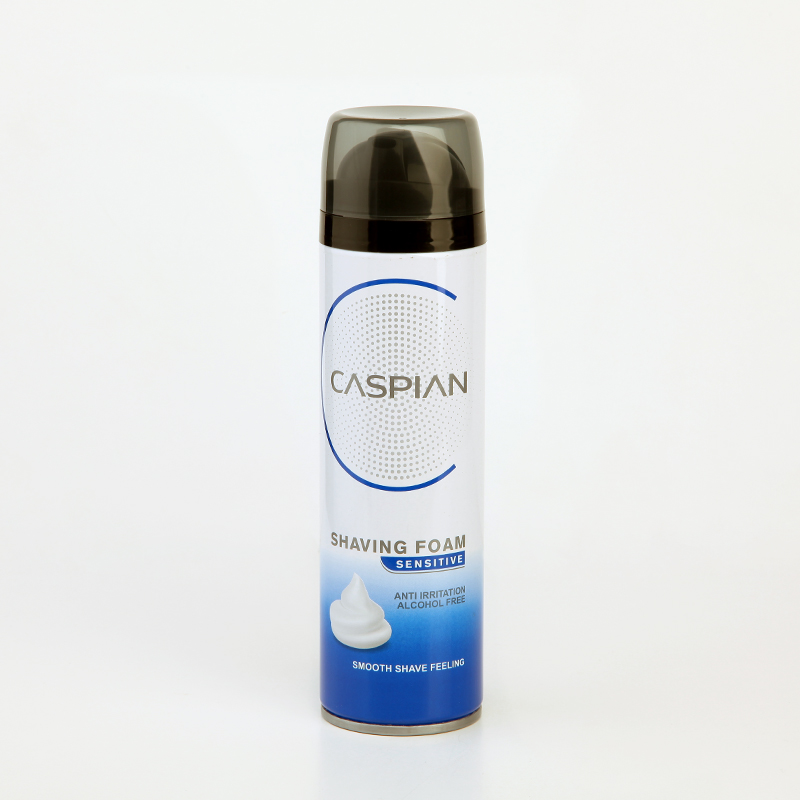 فوم اصلاح کاسپین مدل Sensitive – مناسب پوست‌های حساس