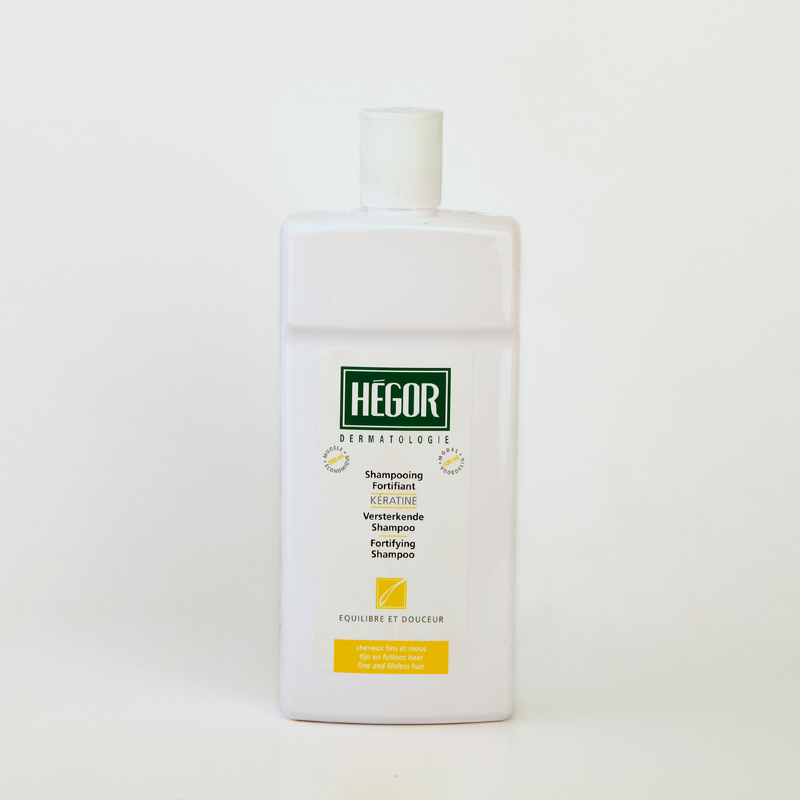 شامپو تقویت‌کننده کراتینه هگور (Hégor Kératine) – مناسب موهای نازک و کم‌جان