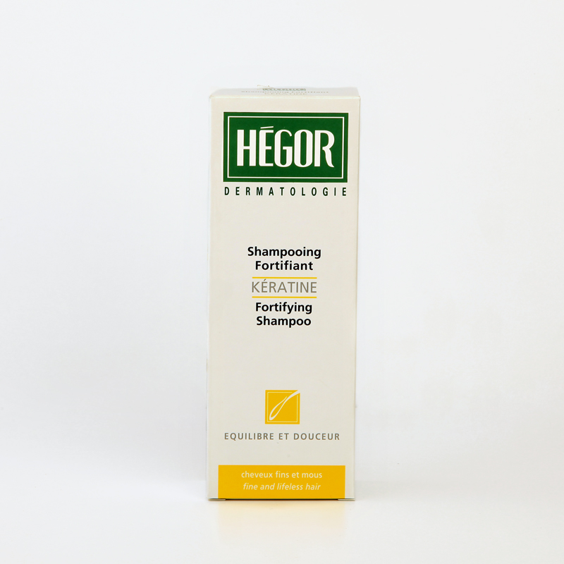 شامپو تقویت‌کننده کراتینه هگور – مناسب موهای نازک، ضعیف و بی‌جان