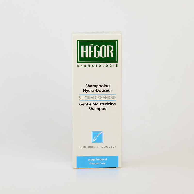 شامپو مرطوب‌کننده ملایم هگور – حاوی سیلیسیوم آلی (مناسب مصرف روزانه)