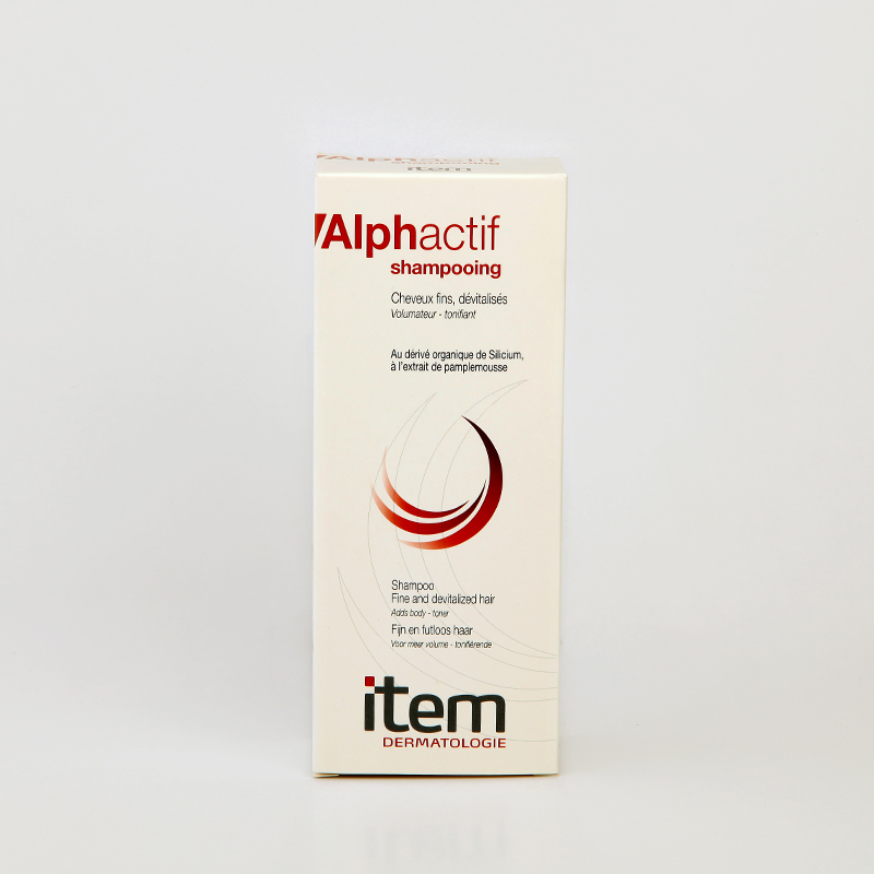 شامپو حجم‌دهنده و تقویت‌کننده آیتم (Item Alphactif) – مناسب موهای نازک و بی‌جان