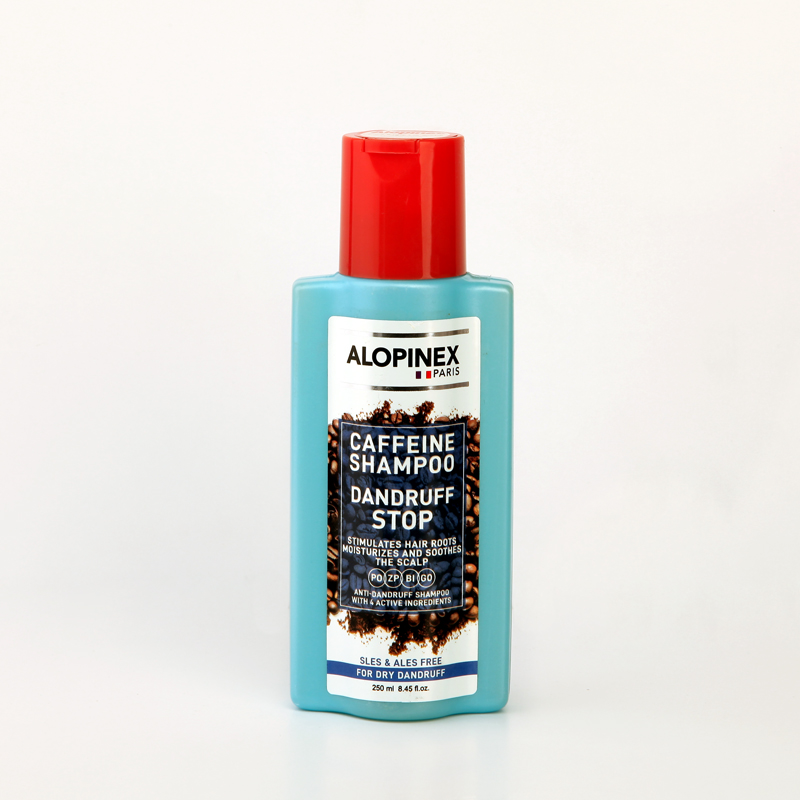 شامپو کافئین ضدشوره آلوپینکس – مخصوص شوره خشک و پوست‌سر حساس (بدون SLES & ALES)