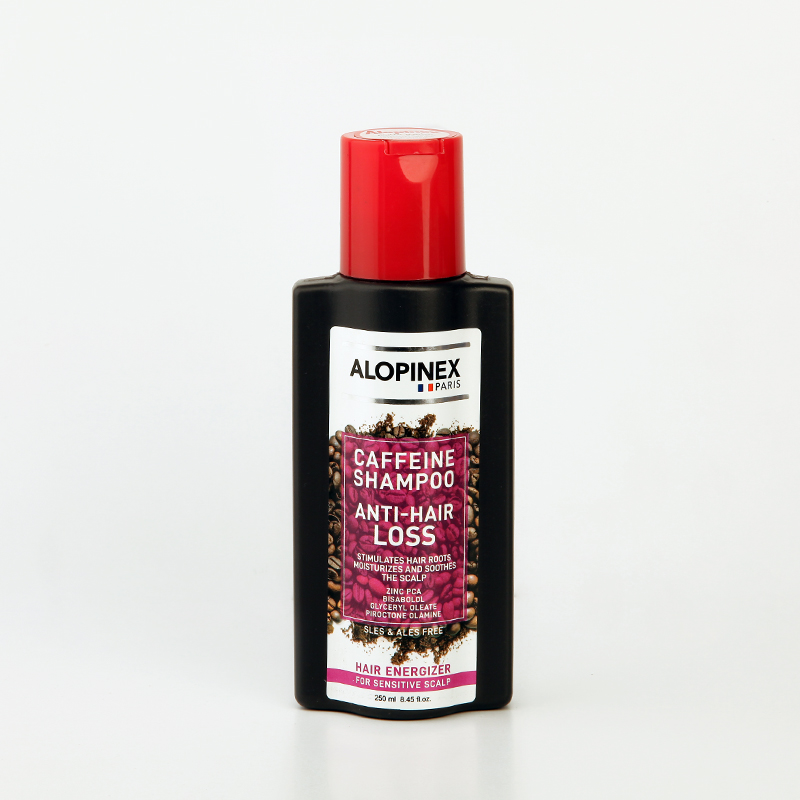 شامپو ضدریزش کافئین آلوپینکس (Alopinex Caffeine Anti-Hair Loss Shampoo) – مناسب پوست‌سر حساس و فاقد سولفات