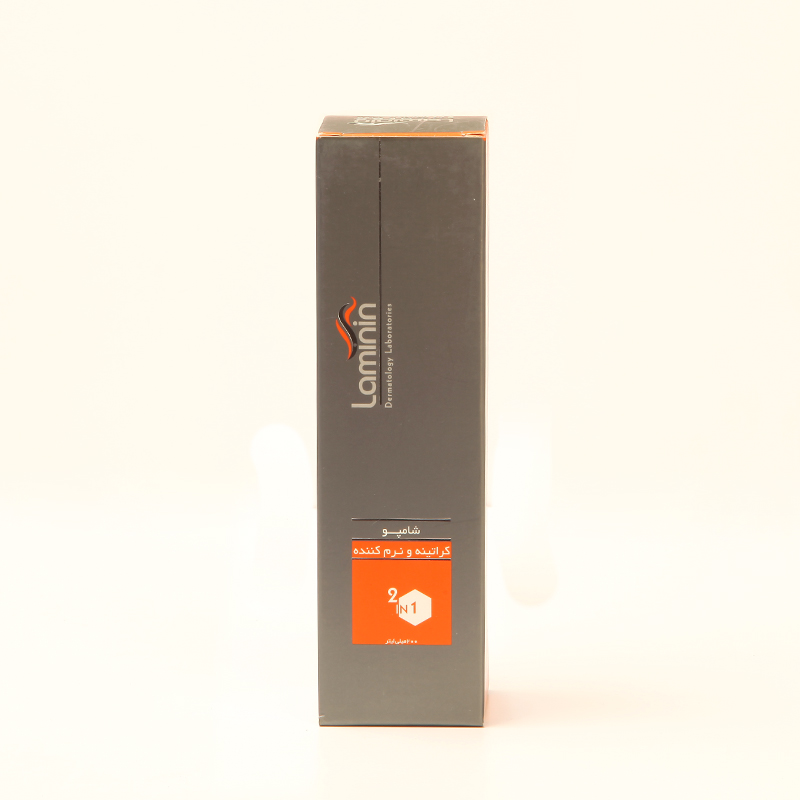 شامپو 2 در 1 لامینین (Laminin) کراتینه و نرم‌کننده – مناسب انواع مو – 200 میل