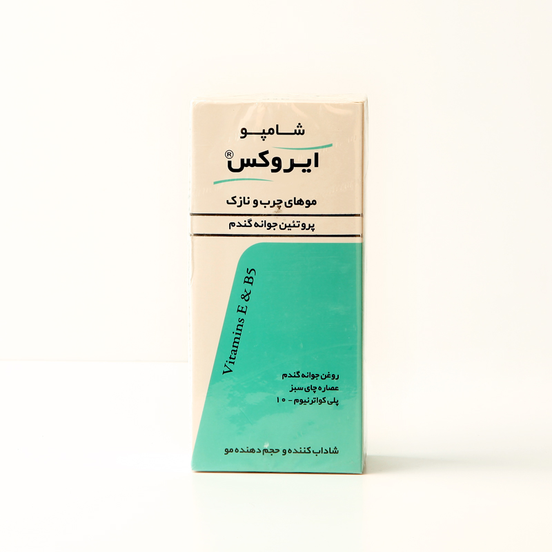 شامپو ایروکس مخصوص موهای چرب و نازک با پروتئین جوانه گندم (Irox Shampoo for Oily & Thin Hair – Wheat Germ Protein)