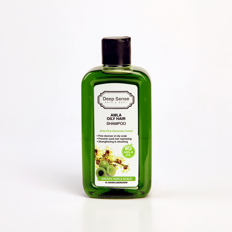 شامپو آمله دیپ سنس مخصوص موها و پوست سر چرب