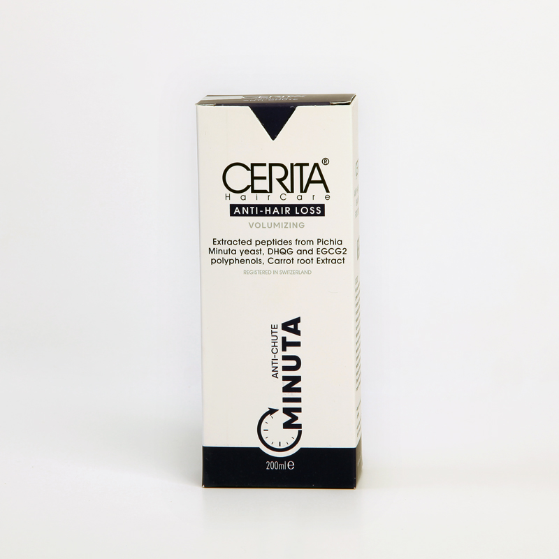 شامپو ضدریزش و حجم‌دهنده سریتا مدل Minuta (فرمول جدید با عصاره ریشه هویج) – 200 میل